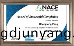 nace級(ji)塗裝(zhuang)檢驗(yan)資格(ge)證