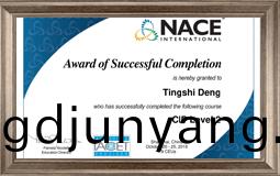 nace級(ji)塗裝(zhuang)檢驗資格證