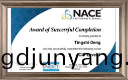 nace級(ji)塗(tu)裝檢驗(yan)資(zi)格證(zheng)