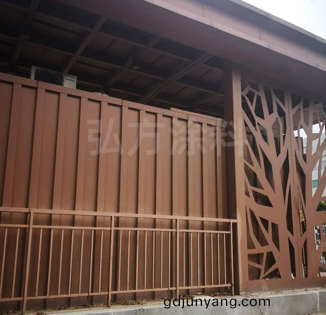 弘方塗料-不鏽鋼(gang)公(gong)交站檯用(yong)氟(fu)碳漆(qi)客戶(hu)案例(li)